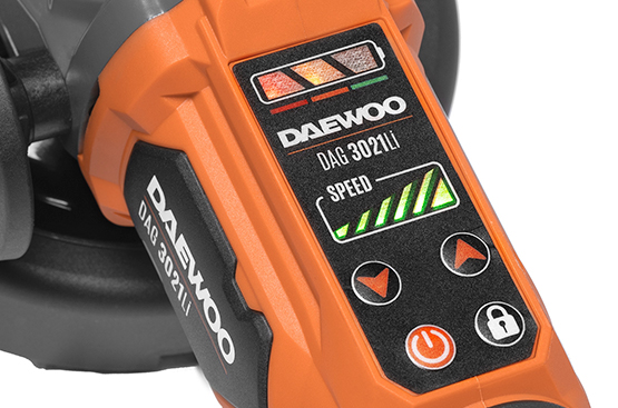 Позволяет выставить требуемое число оборотов в зависимости от материала и операции (шлифование, полирование, резка)